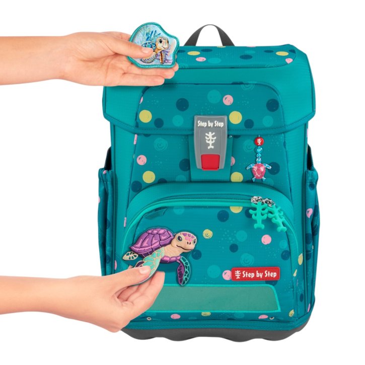 Step by Step Cloud Schulranzenset Turtle Josie